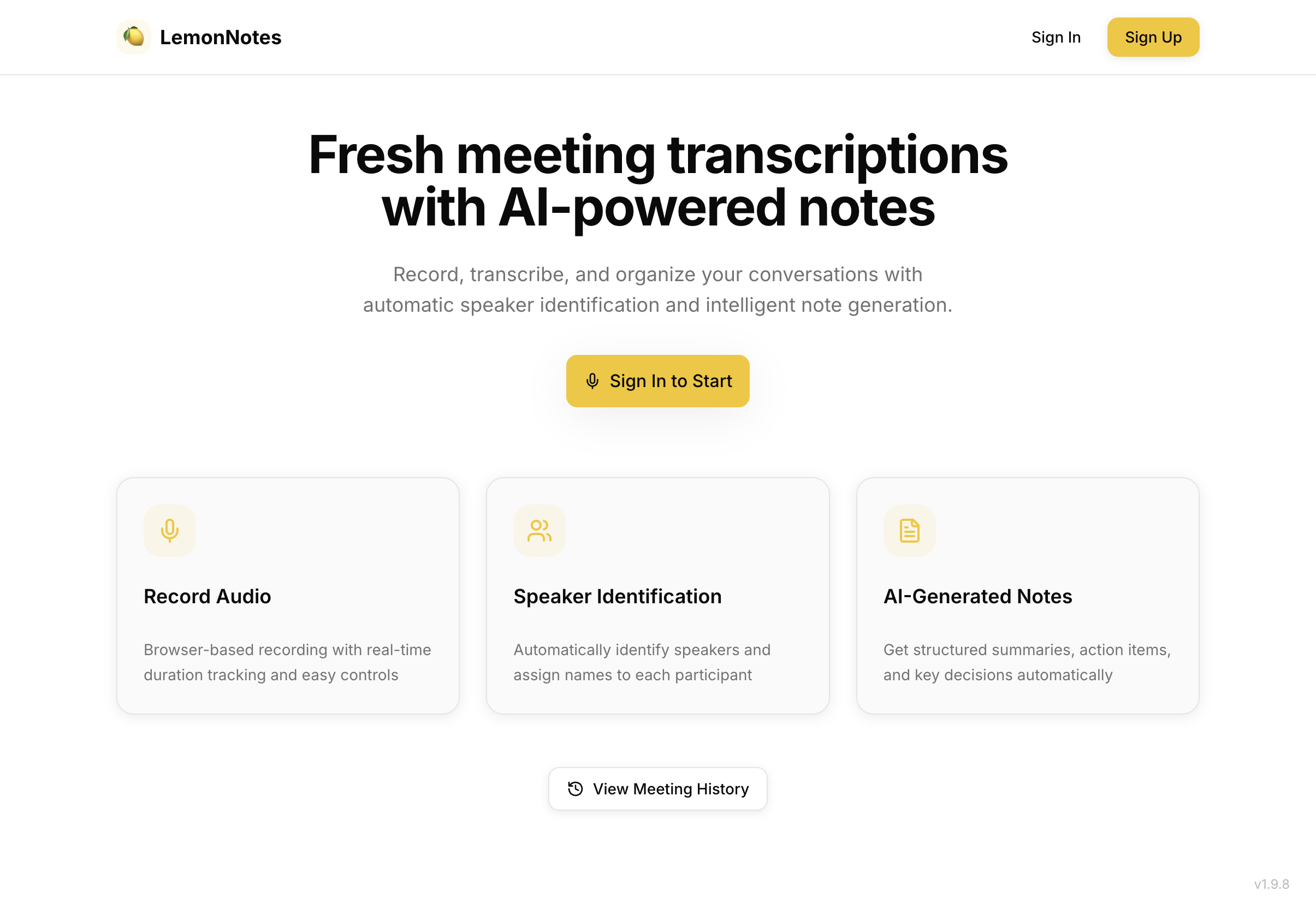 LemonNotes Screenshot